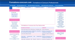 Desktop Screenshot of formations-concours.com